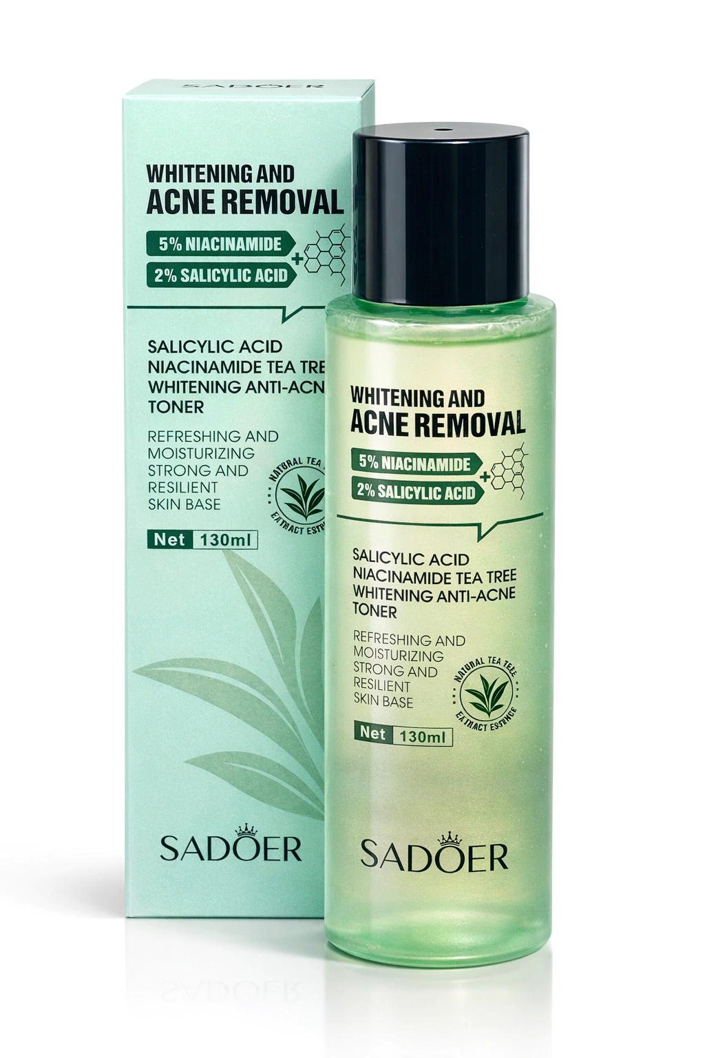 Tonico facial anti acne eliminador de granitos Sadoer 130ml